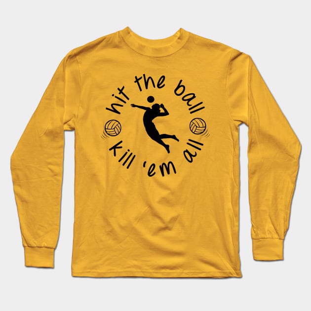 volleyball Long Sleeve T-Shirt by martian